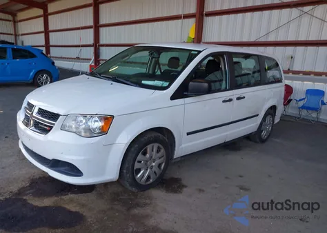 2016 Dodge Grand Caravan American Value Pkg from USA, damaged, VIN 2C4RDGBG1GR252273